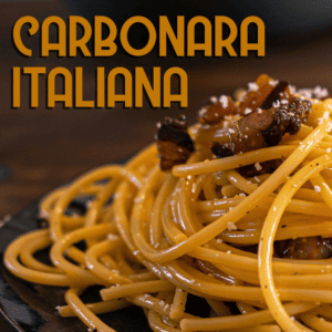 Pasta carbonara Italiana